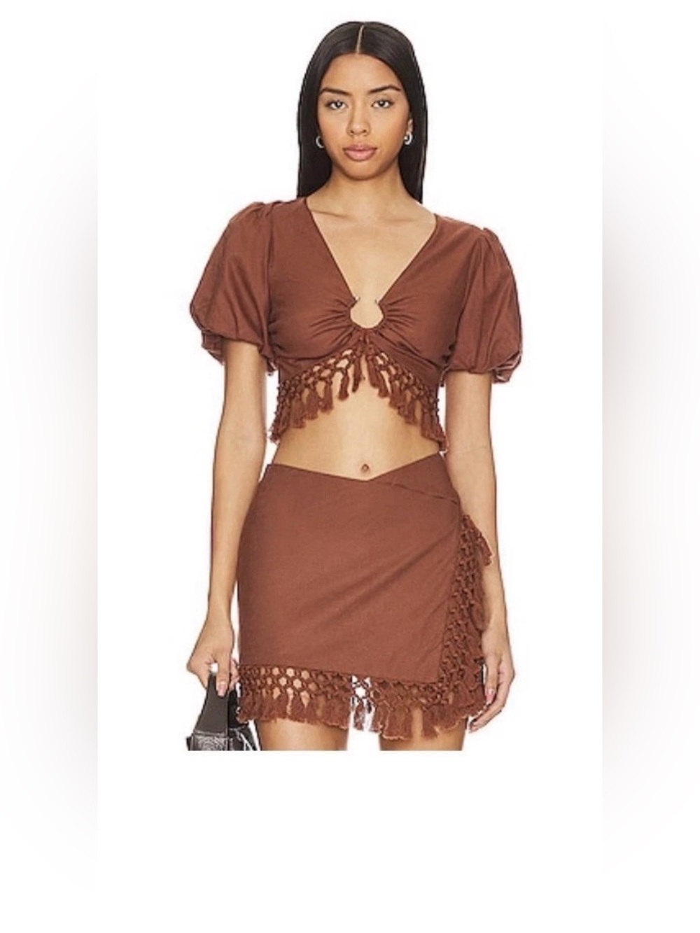 Lexi Skort in Chocolate Brown Tularosa Chocolate Brown XS
